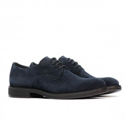 Scarpe casual/eleganti uomo 918 indaco velluto