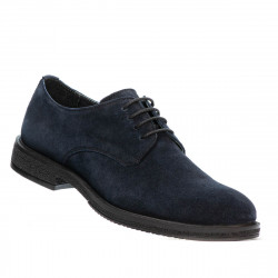 Scarpe casual/eleganti uomo 918 indaco velluto