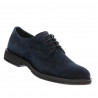 Scarpe casual/eleganti uomo 918 indaco velluto
