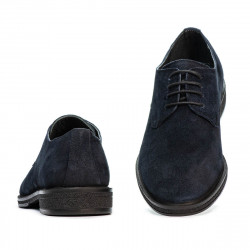 Scarpe casual/eleganti uomo 918 indaco velluto