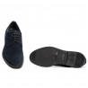 Scarpe casual/eleganti uomo 918 indaco velluto