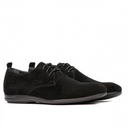 Scarpe casual uomo 816 nero scamosciato