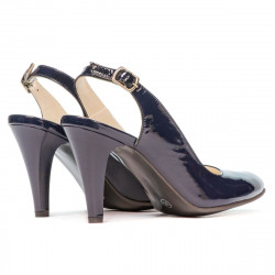 Sandali donna 1236 vernice indaco