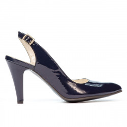 Sandali donna 1236 vernice indaco