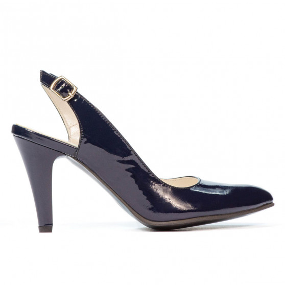 Sandali donna 1236 vernice indaco