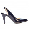 Sandali donna 1236 vernice indaco