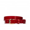 Cintura donna 01m vernice rossa