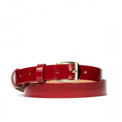 Cintura donna 01m vernice rossa