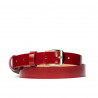 Cintura donna 01m vernice rossa