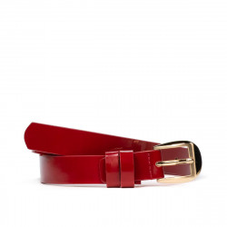 Cintura donna 01m vernice rossa