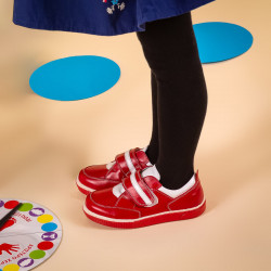 Scarpe bambini piccoli 64c rosso+bianco lifestyle
