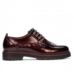 Scarpe casual donna 6025 vernice bordeaux