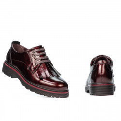 Scarpe casual donna 6025 vernice bordeaux