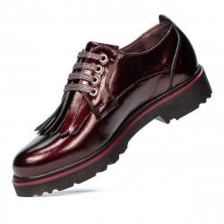 Scarpe casual donna 6025 vernice bordeaux