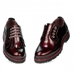 Scarpe casual donna 6025 vernice bordeaux