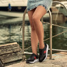 Scarpe sportive donna 6030 nero+rosso