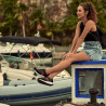 Scarpe sportive donna 6030 nero+rosso