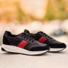 Scarpe sportive donna 6030 nero+rosso