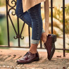 Scarpe casual donna 6020 vernice bordeaux