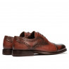Scarpe eleganti uomo 880 in cognac combinato