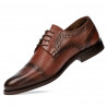 Scarpe eleganti uomo 880 in cognac combinato