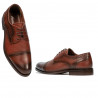 Scarpe eleganti uomo 880 in cognac combinato