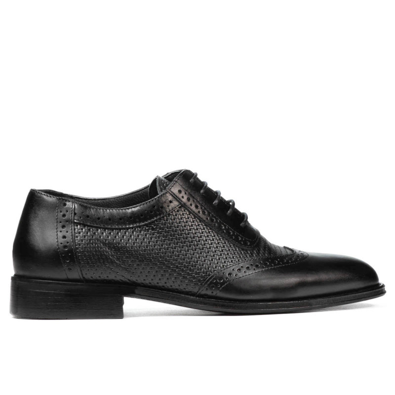 Scarpe eleganti uomo 922 nero combinato