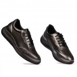 Scarpe sportive donna 6024 argento+nero
