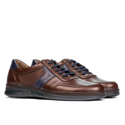 Scarpe casual/sport uomo 919 marrone combinato