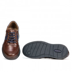 Scarpe casual/sport uomo 919 marrone combinato