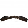 Cintura uomo 05bc marrone in velluto