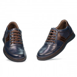 Scarpe casual/sport uomo 919m indaco combinato