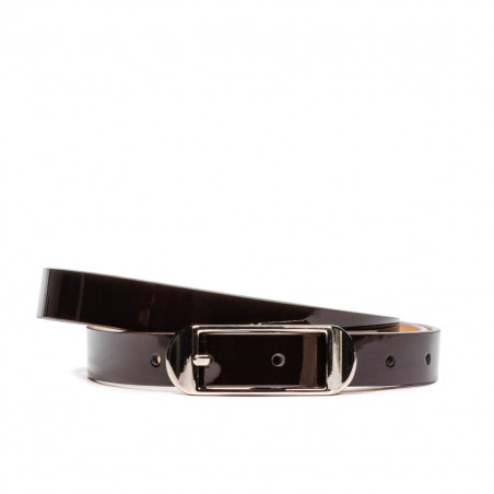 Cintura donna 03m vernice bordeaux