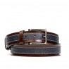 Cintura uomo 18b marrone+biz indaco