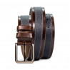 Cintura uomo 18b marrone+biz indaco