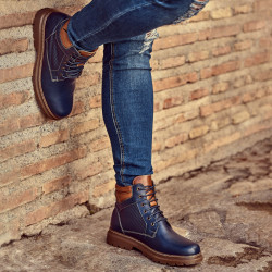 Stivali uomo 4119 indaco combinato lifestyle