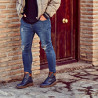 Stivali uomo 4119 indaco combinato lifestyle