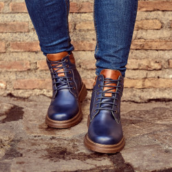 Stivali uomo 4119 indaco combinato lifestyle