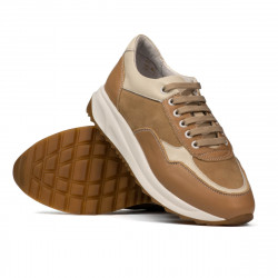 Scarpe sportive da donna 6028 sabbia combinato