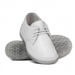 Mocassini donna 672s bianco