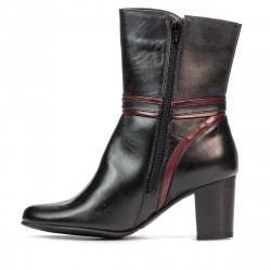 Stivaletti donna 1156 nero combinato