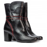 Stivaletti donna 1156 nero combinato