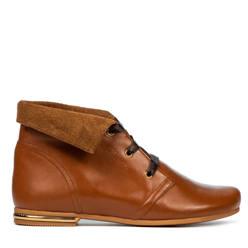 Stivaletti donna 3282 marrone cerato