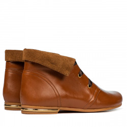 Stivaletti donna 3282 marrone cerato