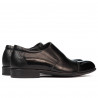 Scarpe eleganti da uomo 765 vernice nera combinata