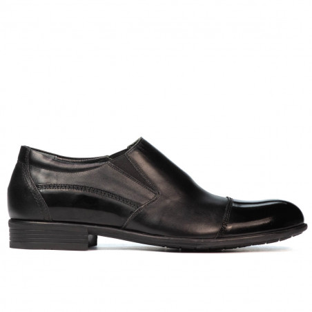 Scarpe eleganti da uomo 765 vernice nera combinata