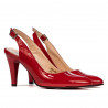Sandali donna 1236 vernice rossa