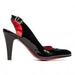 Sandali donna 1236 vernice nera