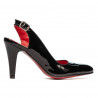 Sandali donna 1236 vernice nera