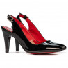 Sandali donna 1236 vernice nera